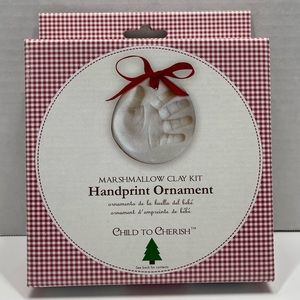 Marshmallow Clay Handprint Ornament Kit-NWT